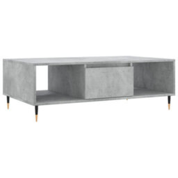 Berkfield Sturdy Coffee Table Concrete Grey 104X60X35 Cm Engineered Wood - thumbnail 1