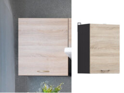 Impact Furniture Kitchen Wall Unit Cabinet 400mm Cupboard Sonoma Oak Left Right 40Cm Door Modern Storage Junona