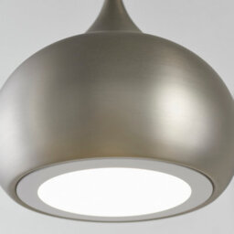 Anson Lighting California Matt Nickel Plate Integrated Led Ceiling Pendant - thumbnail 3