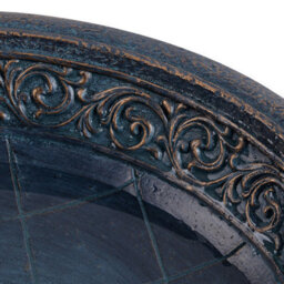Teamson Home Two-Tier Birdbath Outdoor Garden Water Fountain, Antique Copper - thumbnail 6