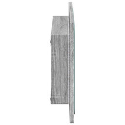 Berkfield Led Bathroom Mirror Grey Sonoma 60X8.5X38 Cm Engineered Wood - thumbnail 7