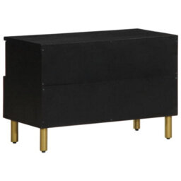Berkfield Tv Cabinet Black 70X33X46 Cm Engineered Wood - thumbnail 5