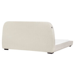 Beliani Waterbed Boucle Roisel 180 X 200 Cm (Eu Super King) Light Beige - thumbnail 8