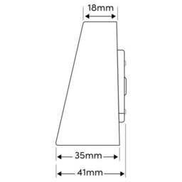 Omnisolar Lyra Dual-Light Black Solar Wall Light With Up & Down Illumination - 700 Lumens - thumbnail 9
