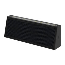 Omnisolar Lyra Dual-Light Black Solar Wall Light With Up & Down Illumination - 700 Lumens - thumbnail 3