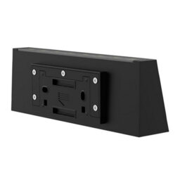 Omnisolar Lyra Dual-Light Black Solar Wall Light With Up & Down Illumination - 700 Lumens - thumbnail 5