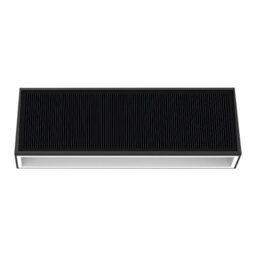 Omnisolar Lyra Dual-Light Black Solar Wall Light With Up & Down Illumination - 700 Lumens - thumbnail 4
