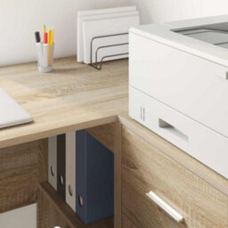 Walplus Corner Desk Sonoma Oak 102 X 50 X 75 Cm Engineered Wood - thumbnail 4