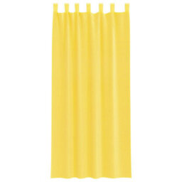 Berkfield Durable Voile Curtains With Loops 2 Pcs Yellow 140X225 Cm - thumbnail 4