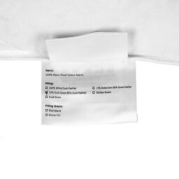Homescapes White Duck Feather And Down Pillow Pair - thumbnail 3