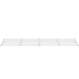 Walplus Door Canopy Grey And Transparent 396X90 Cm Polycarbonate - thumbnail 3