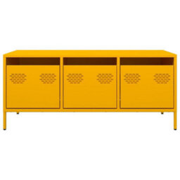 Walplus Coffee Table Mustard Yellow 101.5X50X43.5 Cm Cold-Rolled Steel - thumbnail 4
