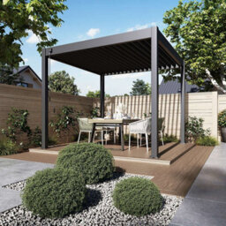 Modena Aluminium Pergola 3M X 3M Free Standing