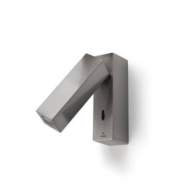 Luminosa Lighting Luminosa Leds C4 Led 1 Light Indoor Surface Mounted Wall Light Reading Lamp Satin Nickel