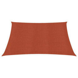 Berkfield Sunshade Sail 160 G/m2 Terracotta 3X3 M Hdpe - thumbnail 2