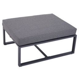 Wyld Haus Nimavi 6-Seater Outdoor Modular Sofa Set With Tempered Glass Coffee Table, Grey - thumbnail 9