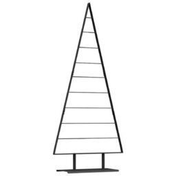 Vidaxl Metal Christmas Tree With Stand Black 210 Cm Steel - thumbnail 2