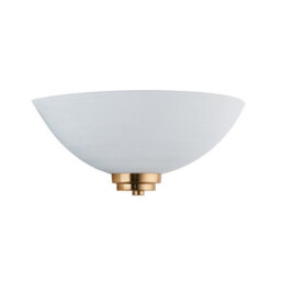 Loops Elegant Dimmable Wall Light With Brushed Aged Brass And White Glass Shade - thumbnail 8