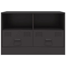 Berkfield Tv Cabinet Black 67X39X44 Cm Steel - thumbnail 6