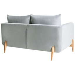 Beliani Sofa 2 Seater Gimo Chenille Light Blue - thumbnail 5