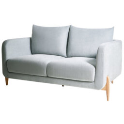 Beliani Sofa 2 Seater Gimo Chenille Light Blue - thumbnail 4
