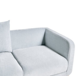 Beliani Sofa 2 Seater Gimo Chenille Light Blue - thumbnail 7