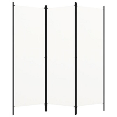 Walplus 3-Panel Room Divider White 150X180 Cm - image 1