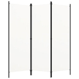 Walplus 3-Panel Room Divider White 150X180 Cm - thumbnail 1