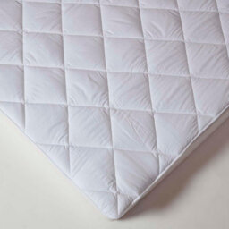 Homescapes Luxury Extra Thick 500 Gsm Cotton Mattress Topper, Super King Size - thumbnail 3