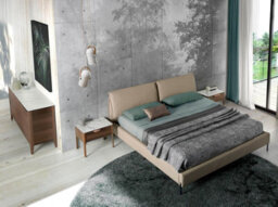 Angel Cerda Walnut Sideboard With Porcelain Marble Top - thumbnail 3