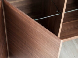 Angel Cerda Walnut Sideboard With Porcelain Marble Top - thumbnail 4