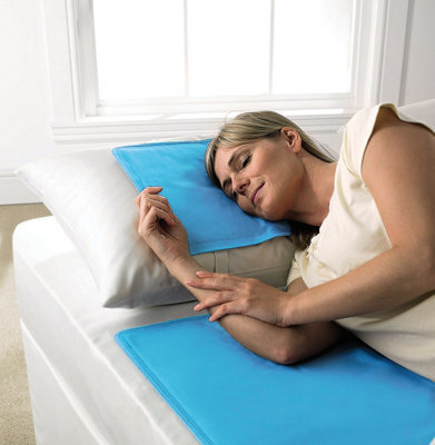 Cooling Gel Pvc Pillow Pad - Provides Constant Comfort & Requires No Refrigeration - Measures 38 X 28Cm