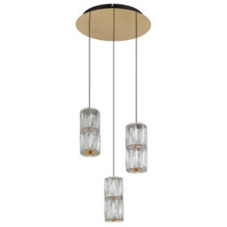 Luminosa Lighting Luminosa Stefanie Cluster Pendant Ceiling Light Antique Gold Led 3000K - thumbnail 3