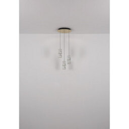 Luminosa Lighting Luminosa Stefanie Cluster Pendant Ceiling Light Antique Gold Led 3000K - thumbnail 6