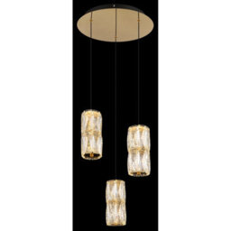 Luminosa Lighting Luminosa Stefanie Cluster Pendant Ceiling Light Antique Gold Led 3000K - thumbnail 5