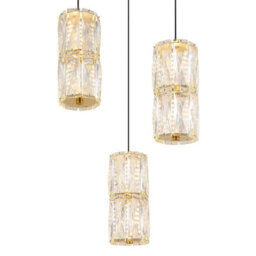 Luminosa Lighting Luminosa Stefanie Cluster Pendant Ceiling Light Antique Gold Led 3000K - thumbnail 4
