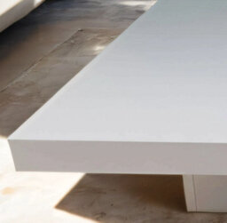 PureLifestyleWonders Designer White Modern Coffee Table With Storage High Gloss Effect Frias - thumbnail 3