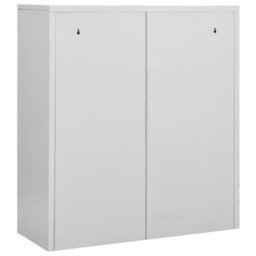 Vidaxl Office Cabinet Light Grey 90X40X102 Cm Steel - thumbnail 5
