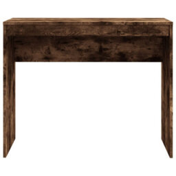 Berkfield Desk Smoked Oak 90X40X72 Cm Engineered Wood - thumbnail 5