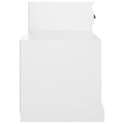 Berkfield Shoe Cabinet White 100X42X60 Cm Engineered Wood - thumbnail 7
