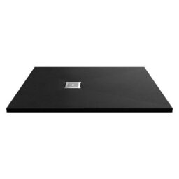 Balterley 1200mm X 900mm Premium Slimline Rectangular Shower Tray - Slate Black - thumbnail 1