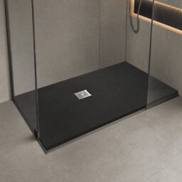 Balterley 1200mm X 900mm Premium Slimline Rectangular Shower Tray - Slate Black - thumbnail 3