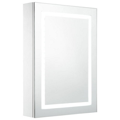 Berkfield Stylish Led Bathroom Mirror Cabinet 50X13X70 Cm - image 1
