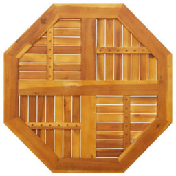 Berkfield Table Top 80X80X2.2 Cm Octagonal Solid Wood Acacia - thumbnail 6
