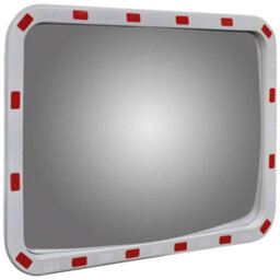 Vidaxl Convex Traffic Mirror Rectangle 60 X 80 Cm With Reflectors Traffic Mirrors - thumbnail 3