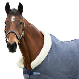 "Hy Stormx Empra Standard-Neck Cushioned Horse Fleece Rug Opal Grey (7 3"")" - thumbnail 2
