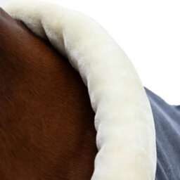 "Hy Stormx Empra Standard-Neck Cushioned Horse Fleece Rug Opal Grey (7 3"")" - thumbnail 3
