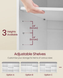 LEDREM Shoe Bench With Cushion, Shoe Storage Bench With 6 Compartments And 3 Adjustable Shelves, Hallway Bench, Cloud White - thumbnail 6