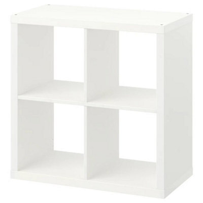 White Cube Storage 77X77Cm Shelving Unit Bookcase Organizer Display - image 1