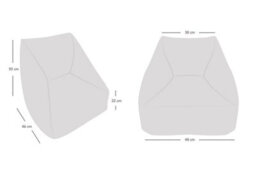 rucomfy Beanbags Rucomfy Indoor Dig-It Snuggle Chair Bean Bag - Kids Bean Bag Armchair Seat - thumbnail 3